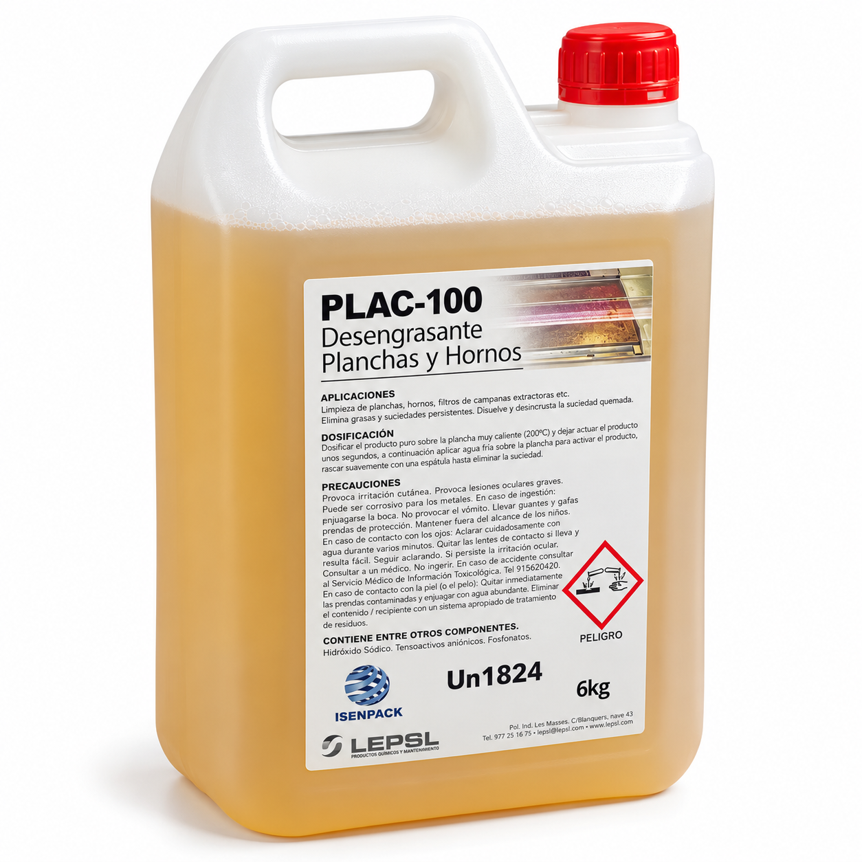 Desengrasante para plancha – Garrafa de 5 L, RepoClean