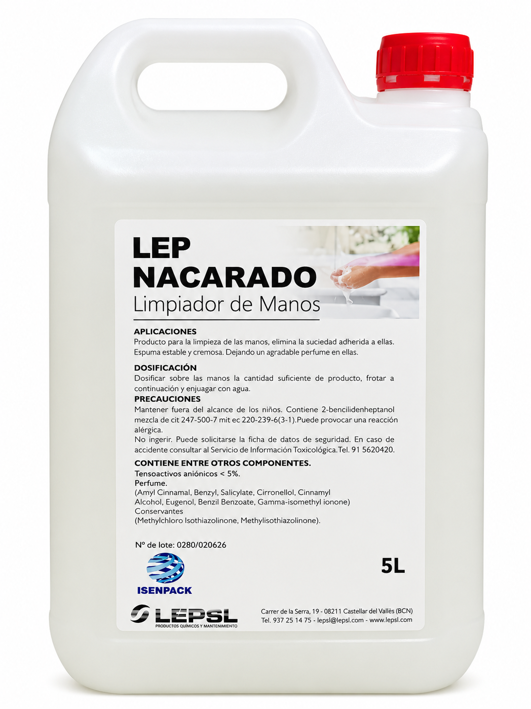 Gel lavamanos – Garrafa de 5 L, RepoClean
