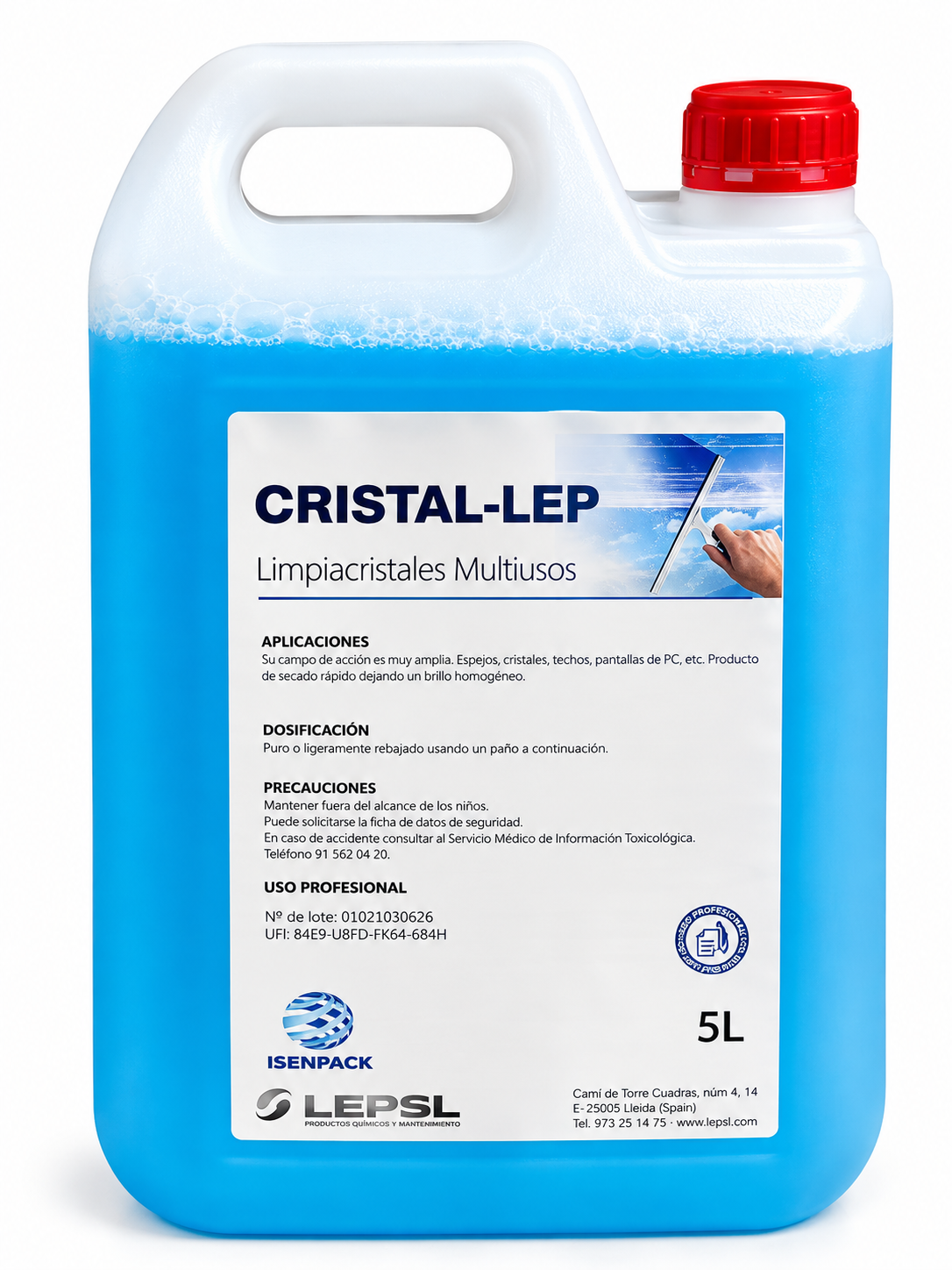 Limpiacristales – Garrafa de 5 L, RepoClean