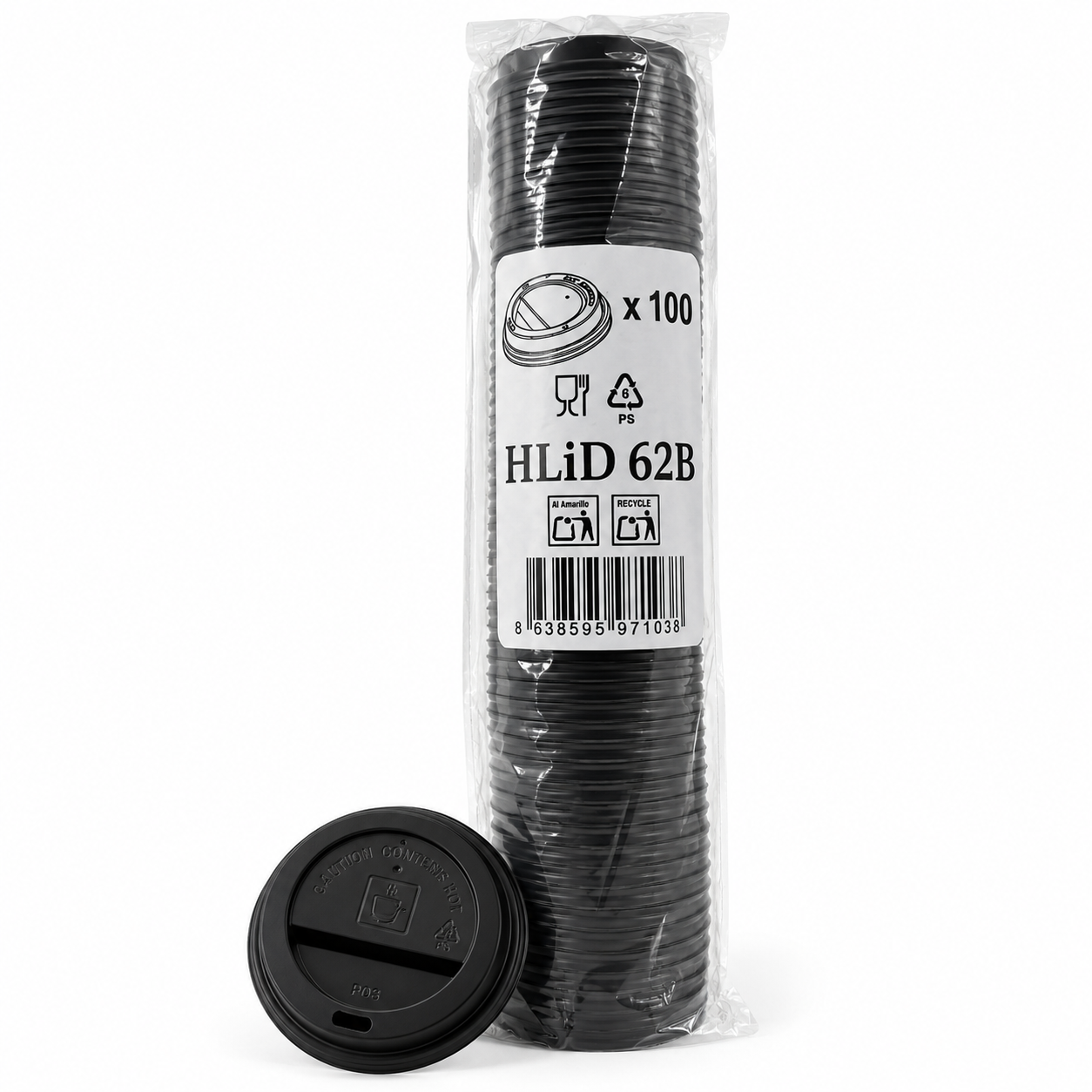 Tapas 4 oz – Paquete de 100 unidades, RepoClean